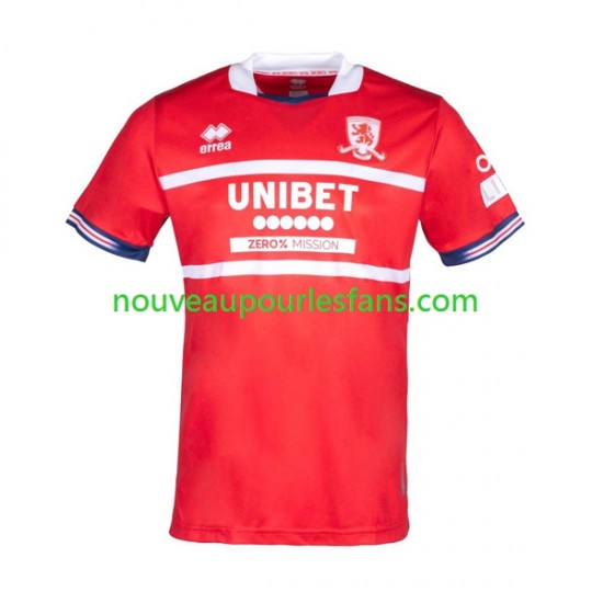 Maillot Middlesbrough Homme Tenue Domicile 2023-2024 Manche Courte