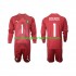 Maillot Maroc Yassine Bounou 1 Gardien Enfant Tenue Domicile 2022 Manche Longue