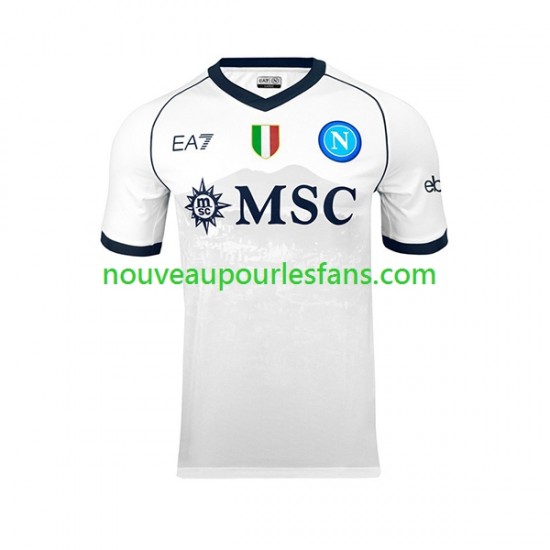 Maillot Naples Homme Tenue Extérieur 2023-2024 Manche Courte