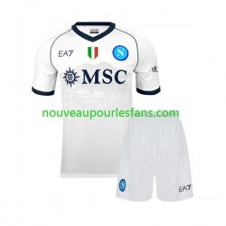 Maillot Naples Enfant Tenue Extérieur 2023-2024 Manche Courte