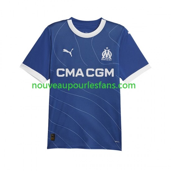 Maillot Olympique de Marseille Homme Tenue Extérieur 2023-2024 Manche Courte