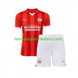 Maillot PSV Eindhoven Enfant Tenue Domicile 2023-2024 Manche Courte