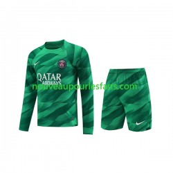 Maillot Paris Saint-Germain Gardien Enfant Tenue Domicile 2023-2024 Manche Longue