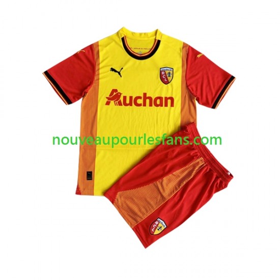 Maillot RC Lens Enfant Tenue Domicile 2023-2024 Manche Courte
