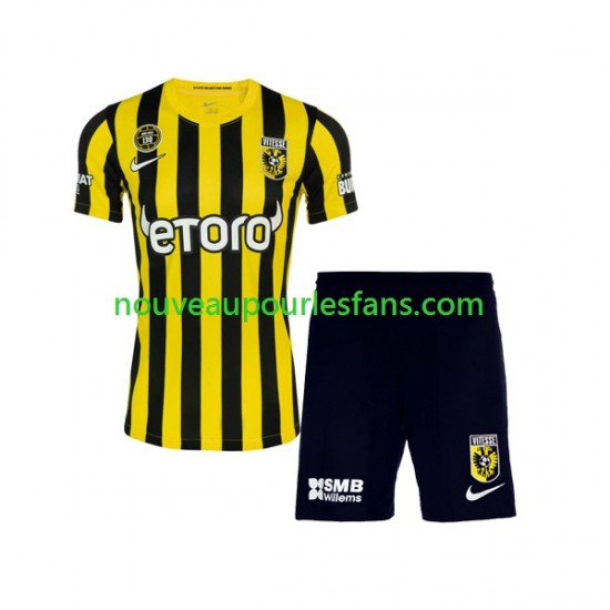 Maillot Vitesse Arnhem Enfant Tenue Domicile 2022-2023 Manche Courte