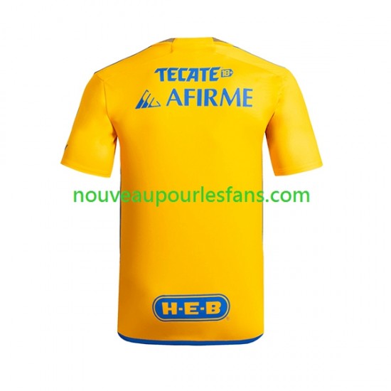 Maillot Tigres UANL Homme Tenue Domicile 2023-2024 Manche Courte