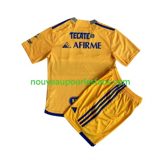 Maillot Tigres UANL Enfant Tenue Domicile 2023-2024 Manche Courte