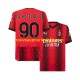Maillot AC Milan Charles De Ketelaere 90 Homme Tenue Domicile 2023-2024 Manche Courte