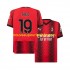 Maillot AC Milan Theo Hernandez 19 Homme Tenue Domicile 2023-2024 Manche Courte