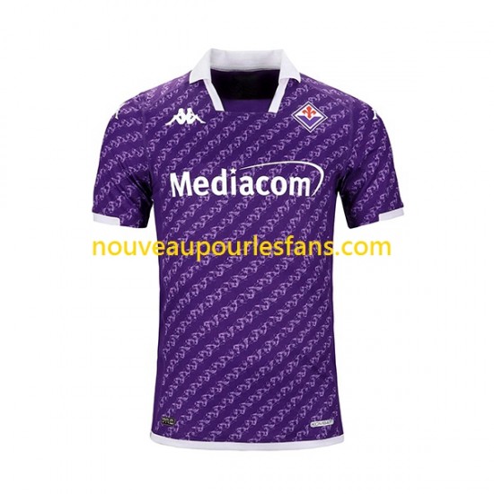 Maillot Fiorentina Homme Tenue Domicile 2023-2024 Manche Courte