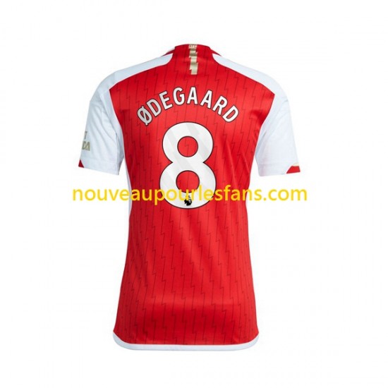Maillot Arsenal Martin Odegaard 8 Homme Tenue Domicile 2023-2024 Manche Courte