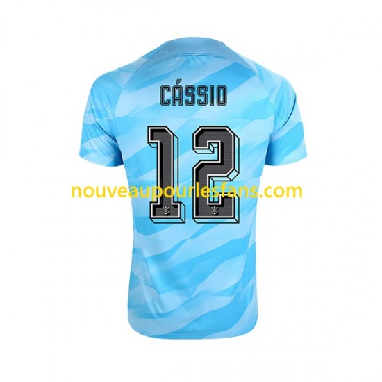 Maillot Corinthians Cassio 12 Gardien Homme Tenue Domicile 2023-2024 Manche Courte