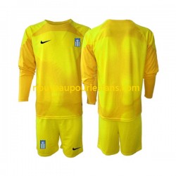 Maillot Grèce Gardien Enfant Tenue Domicile 2023 Manche Longue