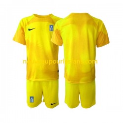 Maillot Grèce Gardien Enfant Tenue Domicile 2023 Manche Courte