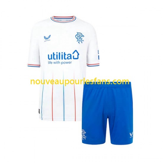 Maillot Rangers Enfant Tenue Extérieur 2023-2024 Manche Courte