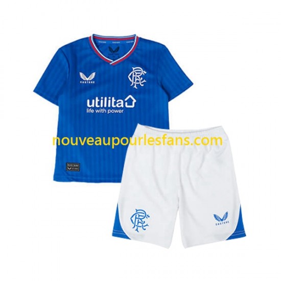 Maillot Rangers Enfant Tenue Domicile 2023-2024 Manche Courte