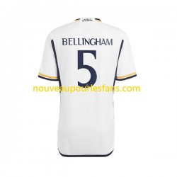Maillot Real Madrid Jude Bellingham 5 Homme Tenue Domicile 2023-2024 Manche Courte