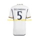 Maillot Real Madrid Jude Bellingham 5 Homme Tenue Domicile 2023-2024 Manche Courte