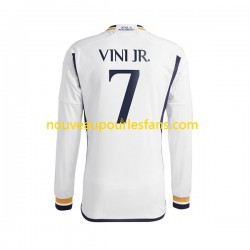 Maillot Real Madrid Vinicius Junior 7 Homme Tenue Domicile 2023-2024 Manche Longue