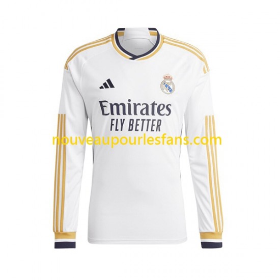 Maillot Real Madrid Vinicius Junior 7 Enfant Tenue Domicile 2023-2024 Manche Longue