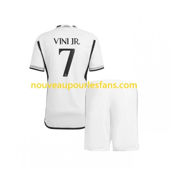Maillot Real Madrid Vinicius Junior 7 Enfant Tenue Domicile 2023-2024 Manche Courte