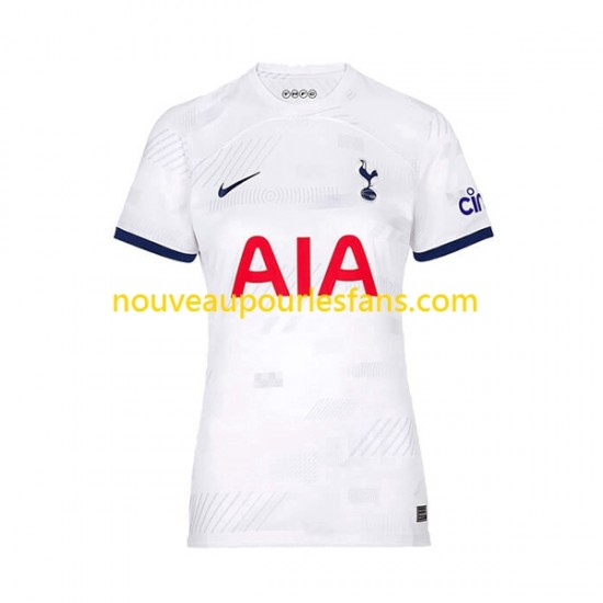 Maillot Tottenham Hotspur Femme Tenue Domicile 2023-2024 Manche Courte