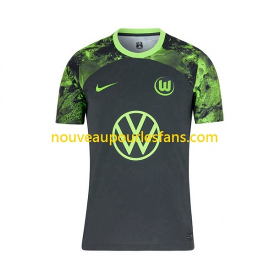 Maillot VfL Wolfsburg Homme Tenue Extérieur 2023-2024 Manche Courte