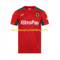Maillot Wolverhampton Wanderers Homme Tenue Extérieur 2023-2024 Manche Courte