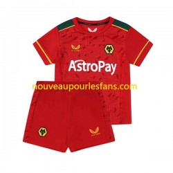Maillot Wolverhampton Wanderers Enfant Tenue Extérieur 2023-2024 Manche Courte