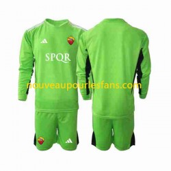 Maillot AS Rome Gardien Enfant Tenue Extérieur 2023-2024 Manche Longue