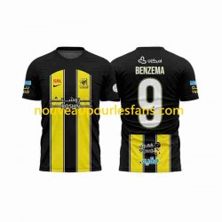 Maillot Al-Ittihad BENZEMA 9 Homme Tenue Domicile 2023-2024 Manche Courte