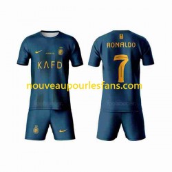 Maillot Al-Nassr Ronaldo 7 Enfant Tenue Extérieur 2023-2024 Manche Courte