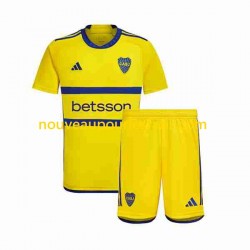Maillot Boca Juniors Enfant Tenue Extérieur 2023-2024 Manche Courte