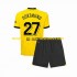 Maillot Borussia Dortmund Karim Adeyemi 27 Enfant Tenue Domicile 2023-2024 Manche Courte