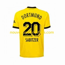 Maillot Borussia Dortmund Marcel Sabitzer 20 Homme Tenue Domicile 2023-2024 Manche Courte