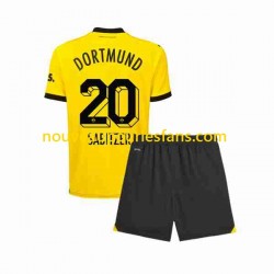 Maillot Borussia Dortmund Marcel Sabitzer 20 Enfant Tenue Domicile 2023-2024 Manche Courte