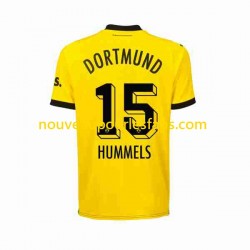 Maillot Borussia Dortmund Mats Hummels 15 Homme Tenue Domicile 2023-2024 Manche Courte
