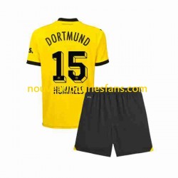 Maillot Borussia Dortmund Mats Hummels 15 Enfant Tenue Domicile 2023-2024 Manche Courte