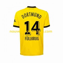 Maillot Borussia Dortmund Niclas Fullkrug 14 Homme Tenue Domicile 2023-2024 Manche Courte