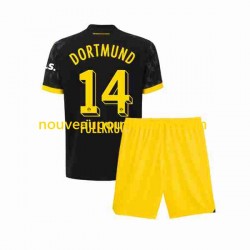 Maillot Borussia Dortmund Niclas Fullkrug 14 Enfant Tenue Extérieur 2023-2024 Manche Courte