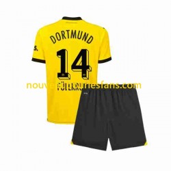 Maillot Borussia Dortmund Niclas Fullkrug 14 Enfant Tenue Domicile 2023-2024 Manche Courte