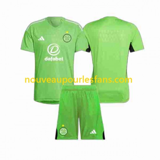 Maillot Celtic Gardien Enfant Tenue Extérieur 2023-2024 Manche Courte