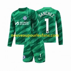 Maillot Chelsea Robert Sanchez 1 Gardien Enfant Tenue 3ème 2023-2024 Manche Longue