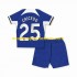Maillot Chelsea Moises Caicedo 25 Enfant Tenue Domicile 2023-2024 Manche Courte