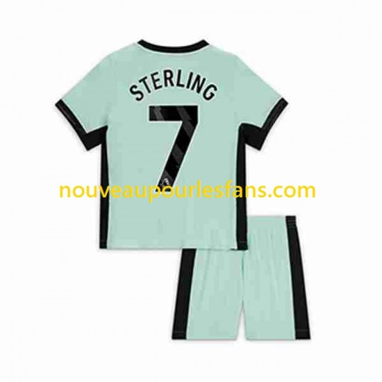 Maillot Chelsea Raheem Sterling 7 Enfant Tenue 3ème 2023-2024 Manche Courte