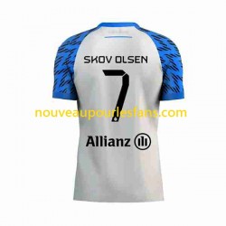 Maillot Club Brugge Andreas Skov Olsen 7 Homme Tenue Extérieur 2023-2024 Manche Courte