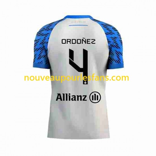 Maillot Club Brugge Joel Ordonez 4 Homme Tenue Extérieur 2023-2024 Manche Courte