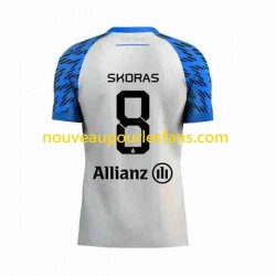 Maillot Club Brugge Michal Skoras 8 Homme Tenue Extérieur 2023-2024 Manche Courte