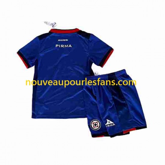 Maillot Cruz Azul Enfant Tenue Domicile 2023-2024 Manche Courte