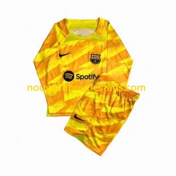 Maillot FC Barcelone Gardien Enfant Tenue 4ème 2023-2024 Manche Longue